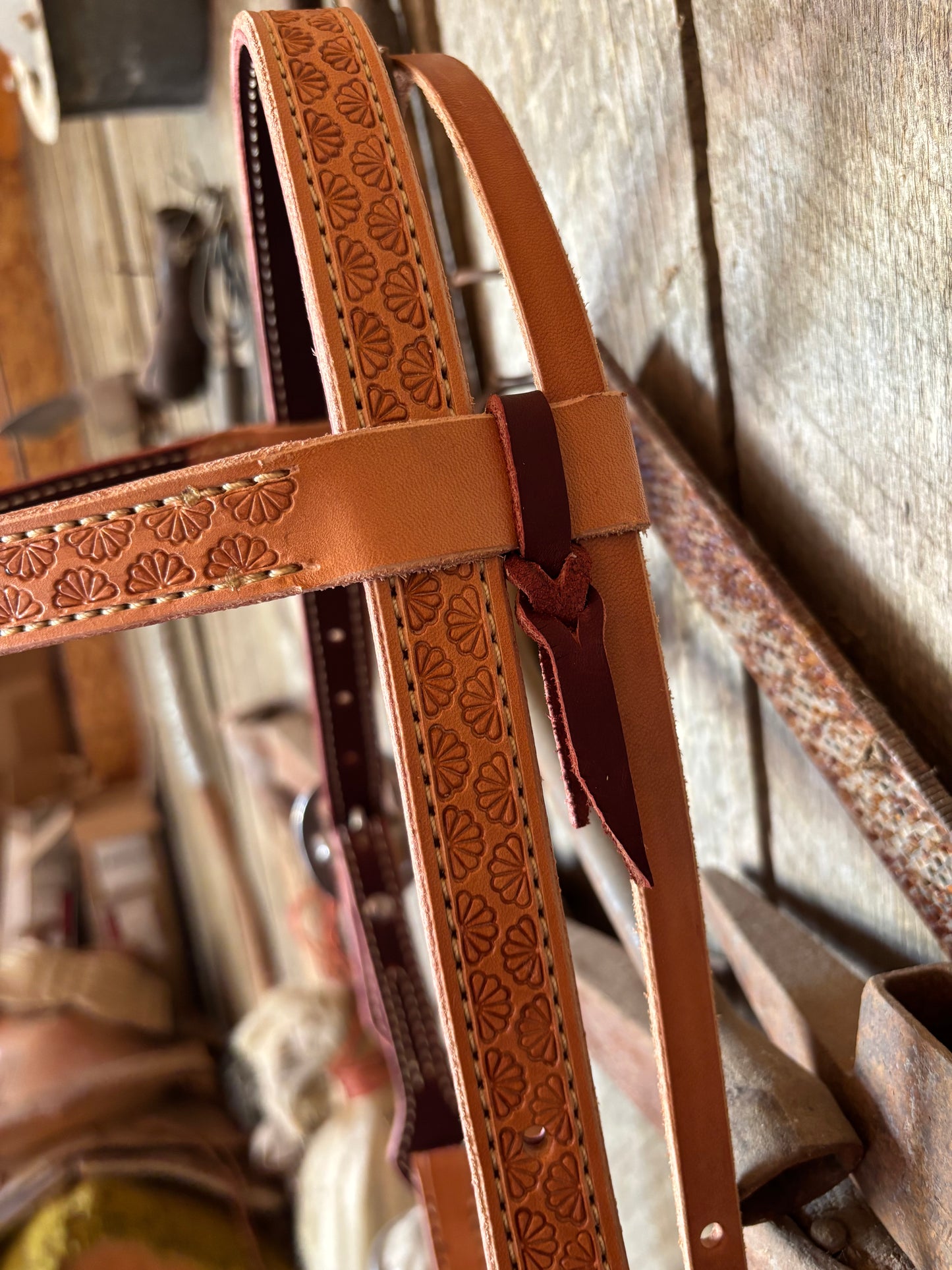 Stamped Browband Headstall