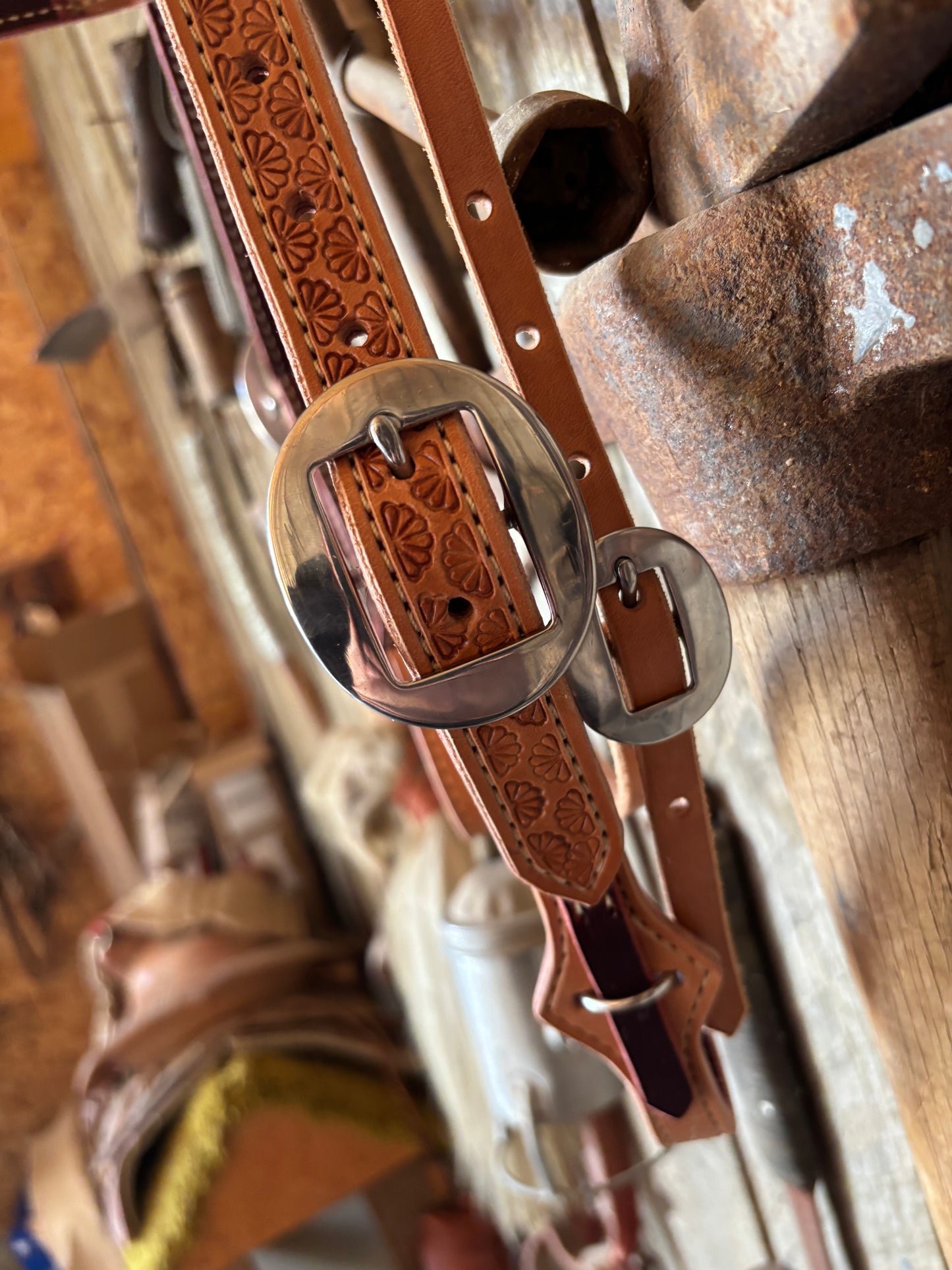 Stamped Browband Headstall